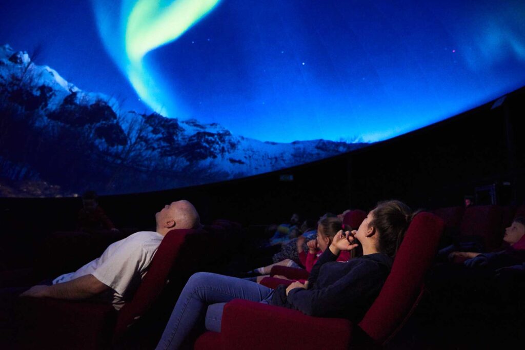 Audience Sat To Watch A Show In Planetarium
