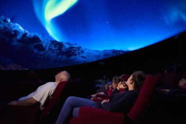 Audience Sat To Watch A Show In Planetarium