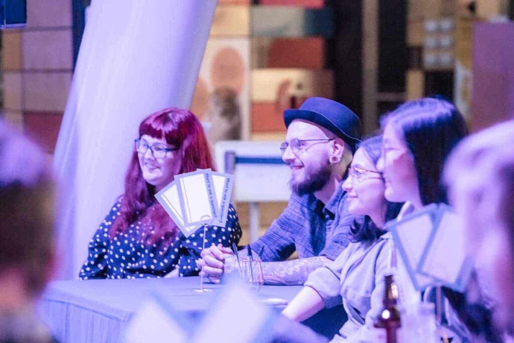 Attendees At Science Speakeasy.