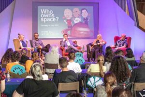 Panel Of Speakers At Science Speakeasy