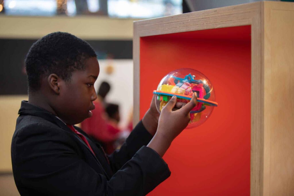 In Brain Zone, students can investigate how we remember and perceive the world around us.