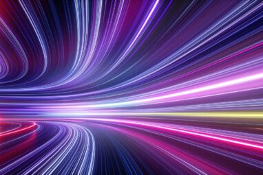 Students will explore the beauty and wonder of light, such as these multi-coloured ultra violet rays on this schools' workshop.