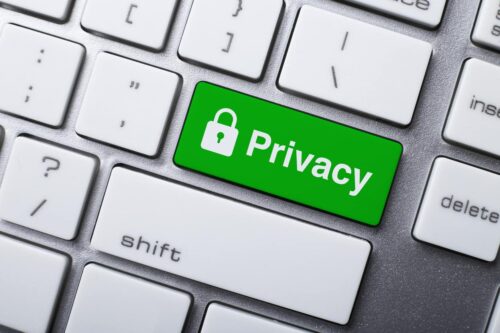 Privacy button on keyboard.
