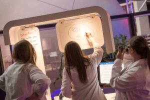 Young Adults In Experiment Zone.