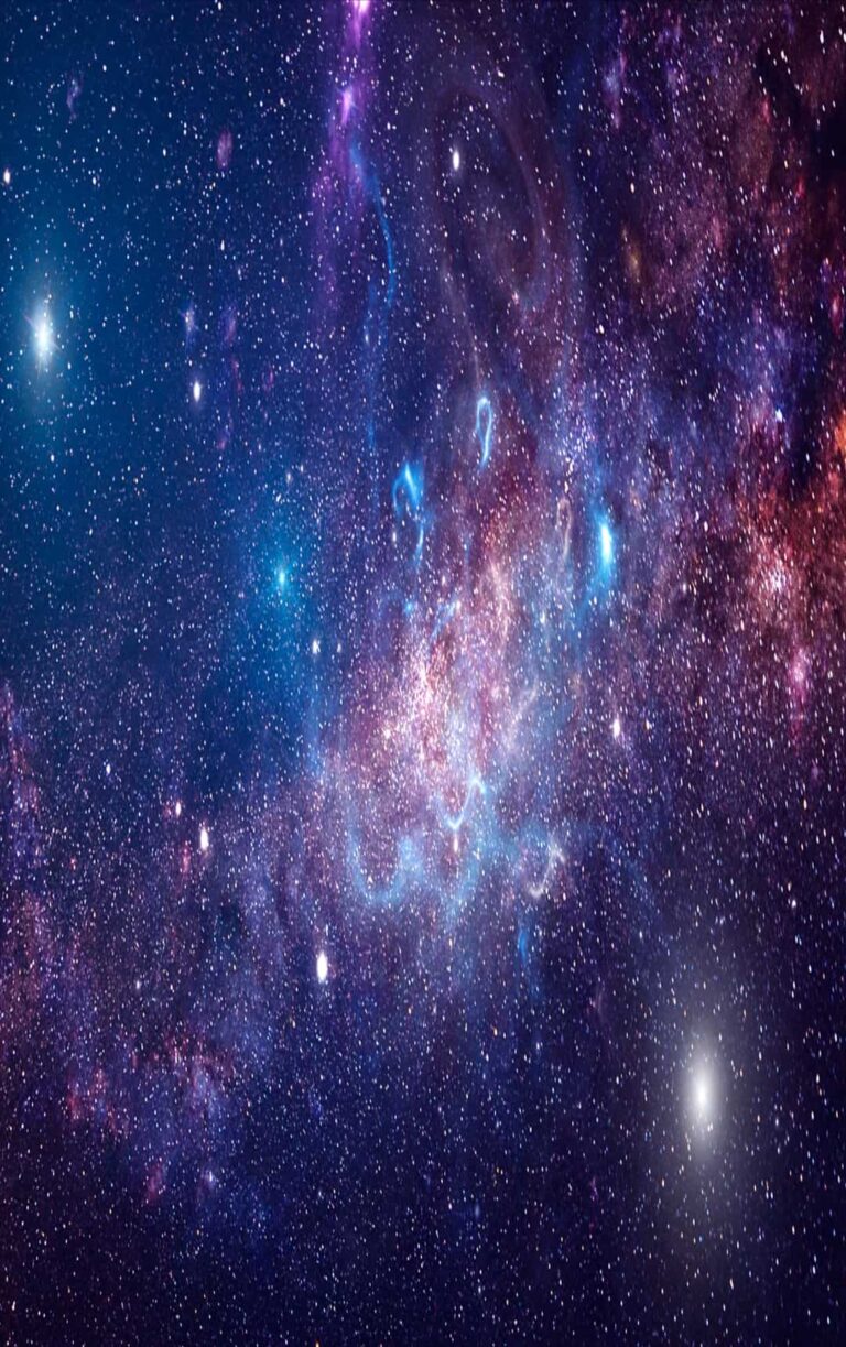astrological constellation, blue and pink stars.