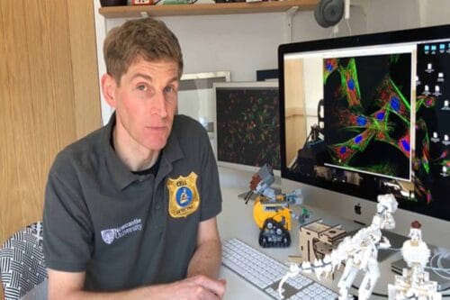 Newcastle university medical school's Dr Alex lord, talks about microscopes and how to make one out of LEGO.