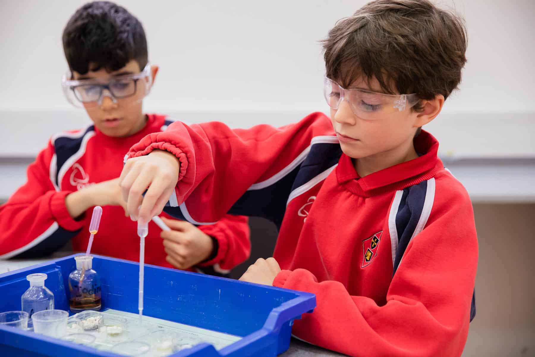 School students on a education workshop at Life.