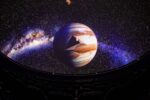 Fisheye still from The Dark Side of the Moon Planetarium Show.