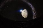 Fisheye still from The Dark Side of the Moon Planetarium Show.