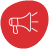 Megaphone icon.