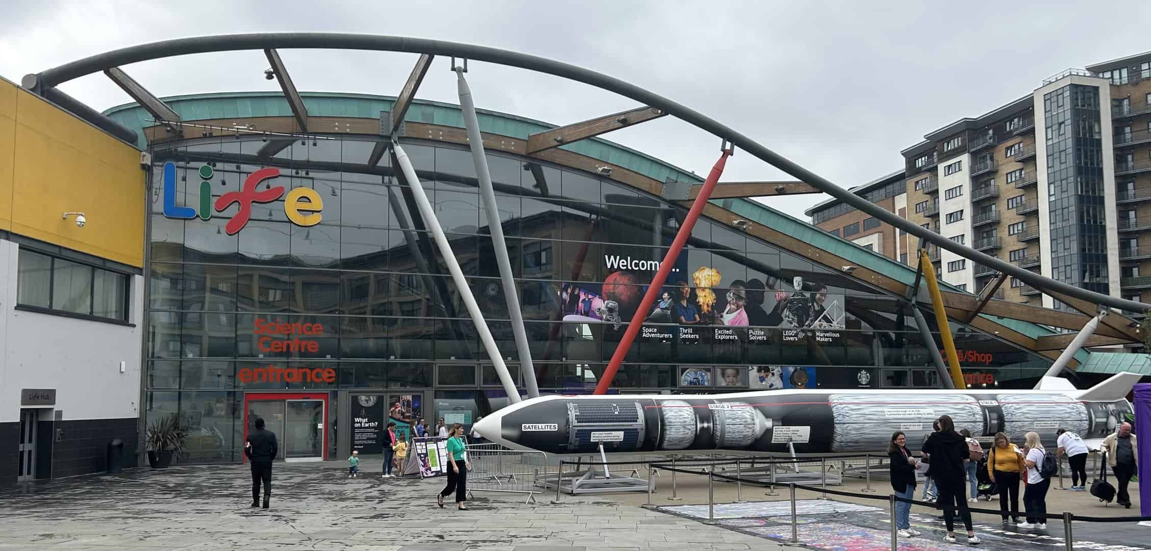 The rocket outside Life