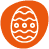 Easter egg icon.