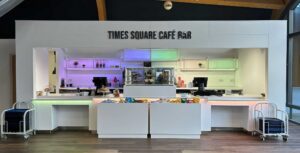 Times Square Café inside Life Science Centre food and drink area pack lunch area
