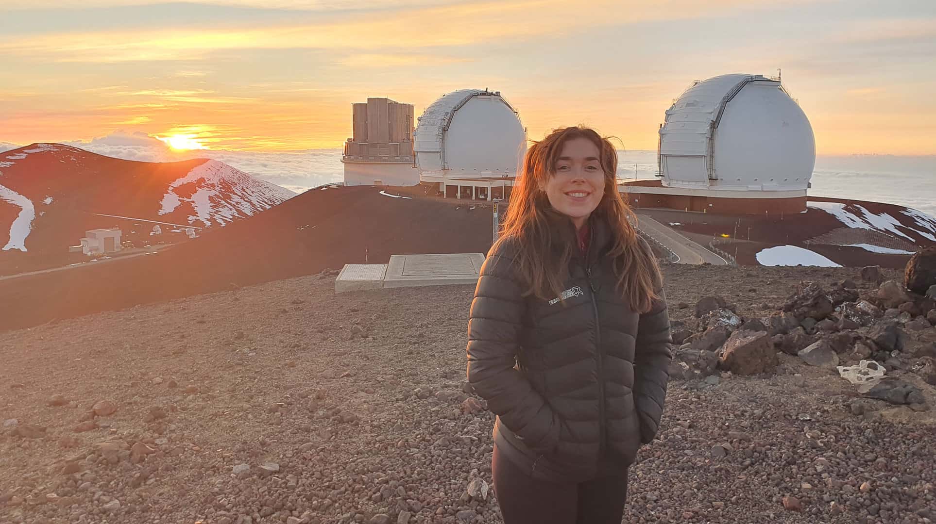 Katie Knowles, a PhD student in Planetary Physics at Northumbria University
