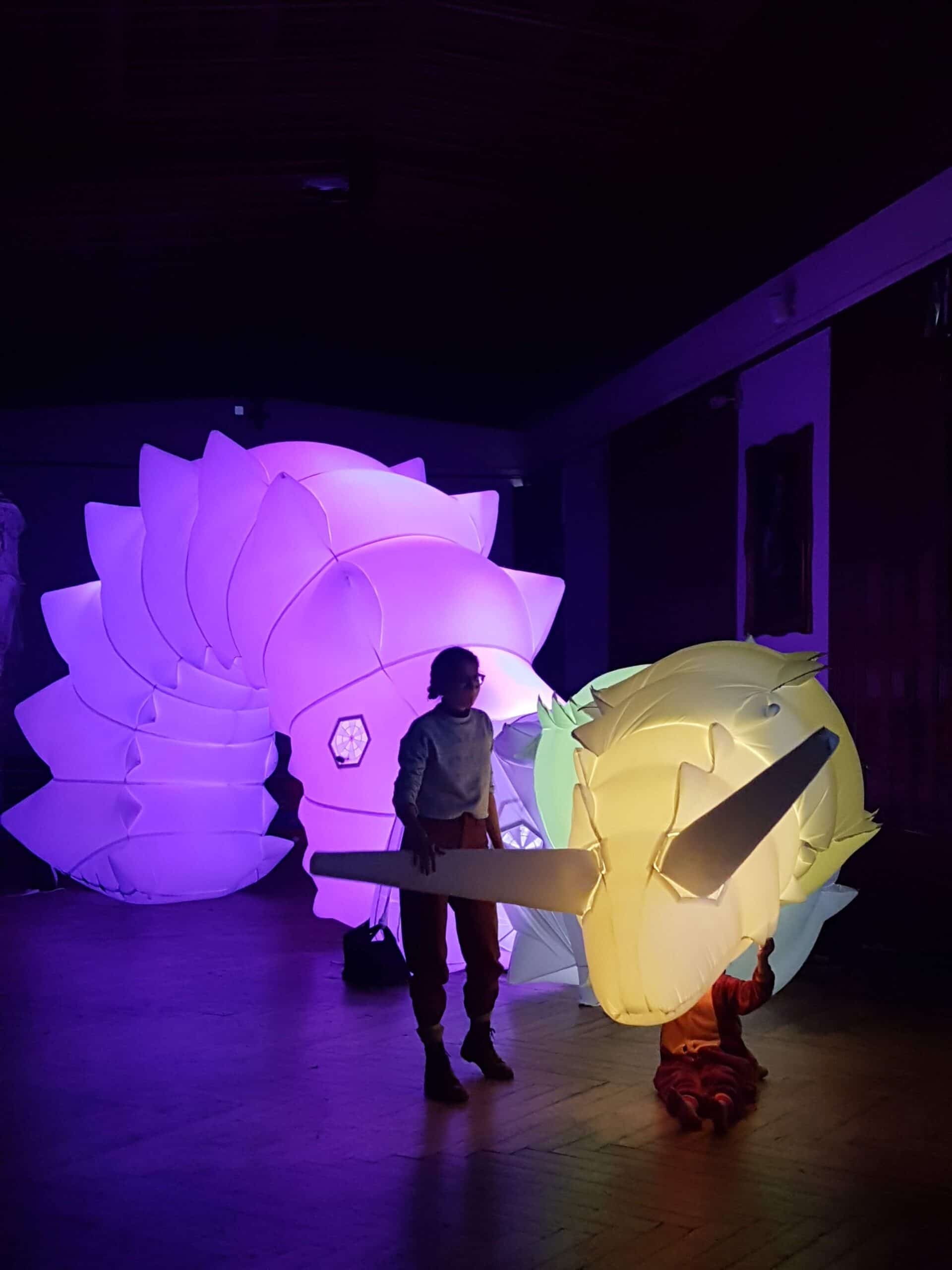 Luma - the giant glowing robotic snail