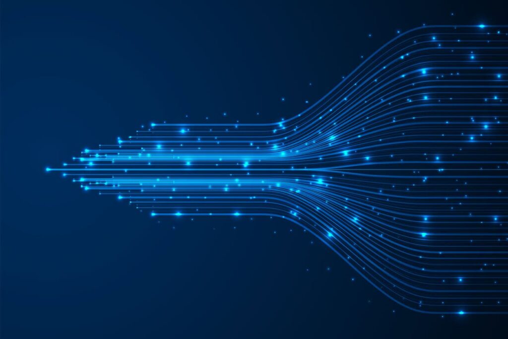 Technology Background. Big Data Visualization Concept