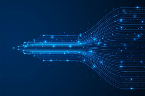 Technology Background. Big Data Visualization Concept