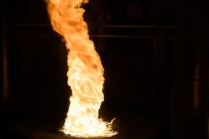 A Fire Whirl, Fire Tornado, Fire Devil, Cyclone Of Fire, Swirling Fire