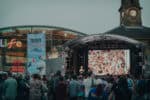 Main stage at Pride in the City in Newcastle.