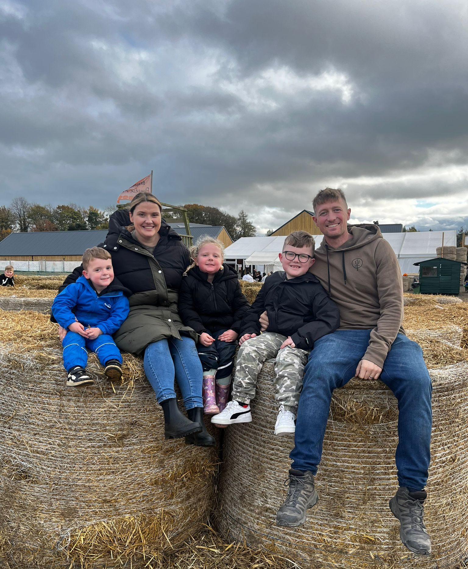 The Tanner family who have benefited from treatment on the Centre for Life site.