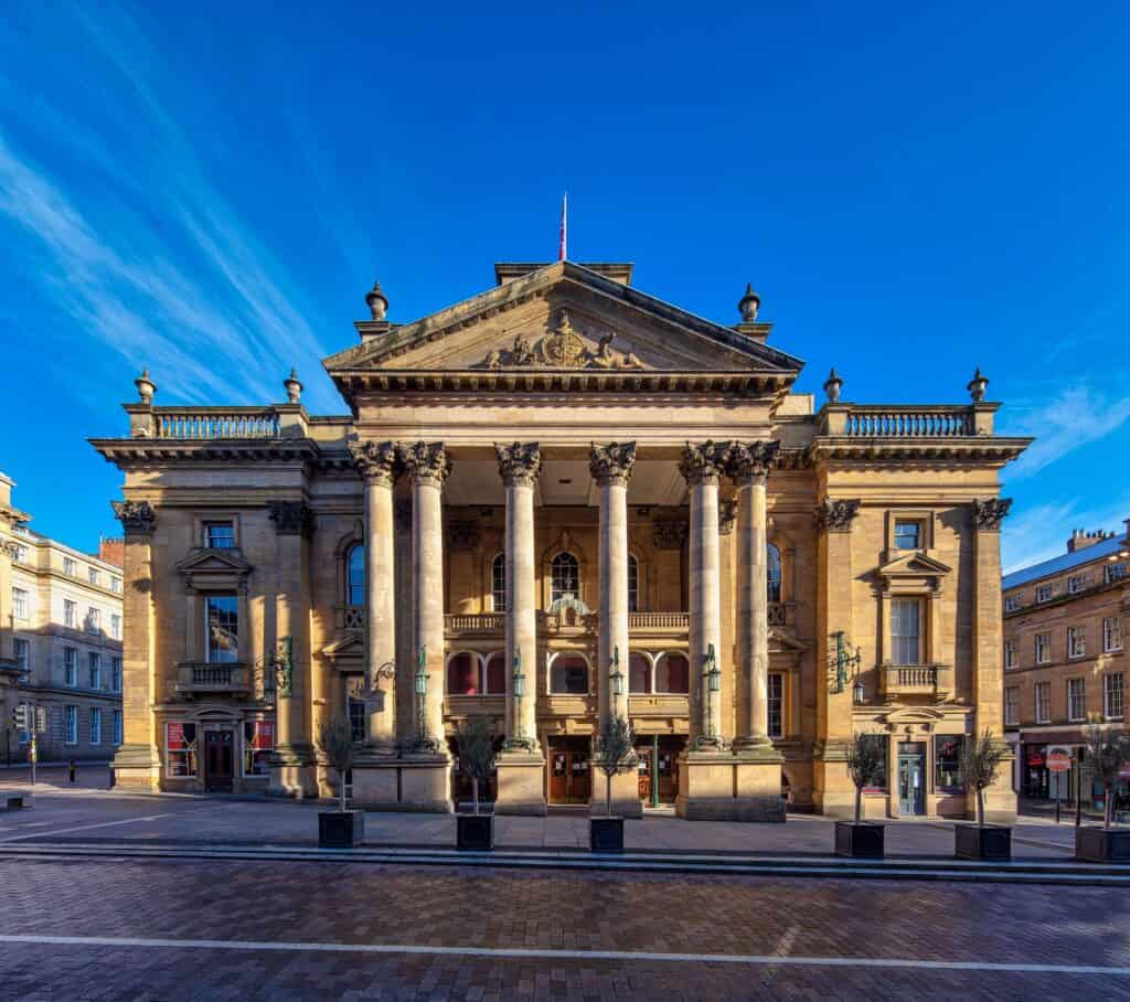 Front of Theatre Royal building in Newcastle Upon Tyne
