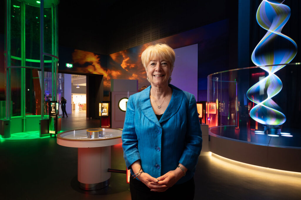Linda Conlon, Life's Chief Executive pictured in Lightbox exhibition.