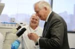 HRH Duke of Gloucester visits Newcastle University’s Faculty of Medical Science, in Biomedicine West Wing at International Centre for Life