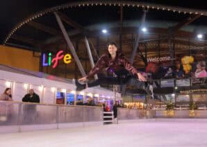 Callum Leach at Newcastle Ice Rink Launch Night.
