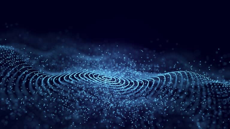 Particles bouncing on waves