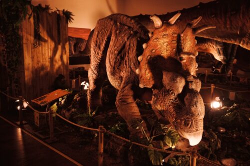 Animatronic Pachyrhinosaurus at Newcastle's Life Science Centre