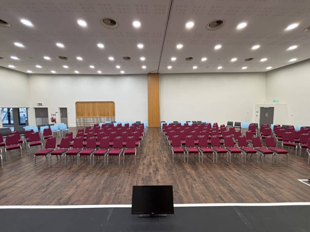 Chairs arranged in The Scotswood Suite