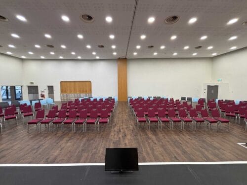 Chairs arranged in The Scotswood Suite
