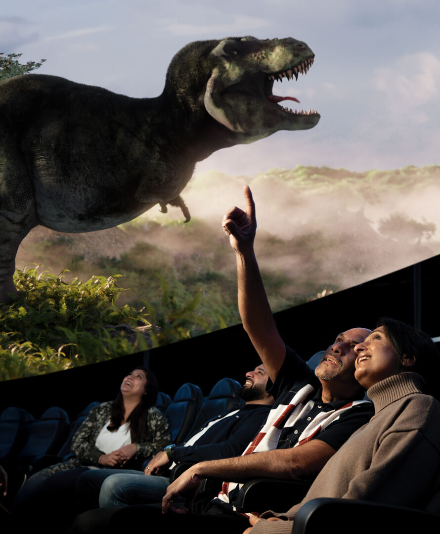 Adults in Planetarium sat down to watch Life: The Greatest Story