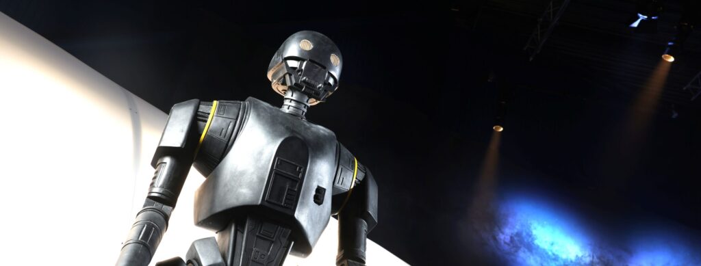 Star Wars droid replica pictured inside Life Science Centre's Space Zone, in Newcastle.